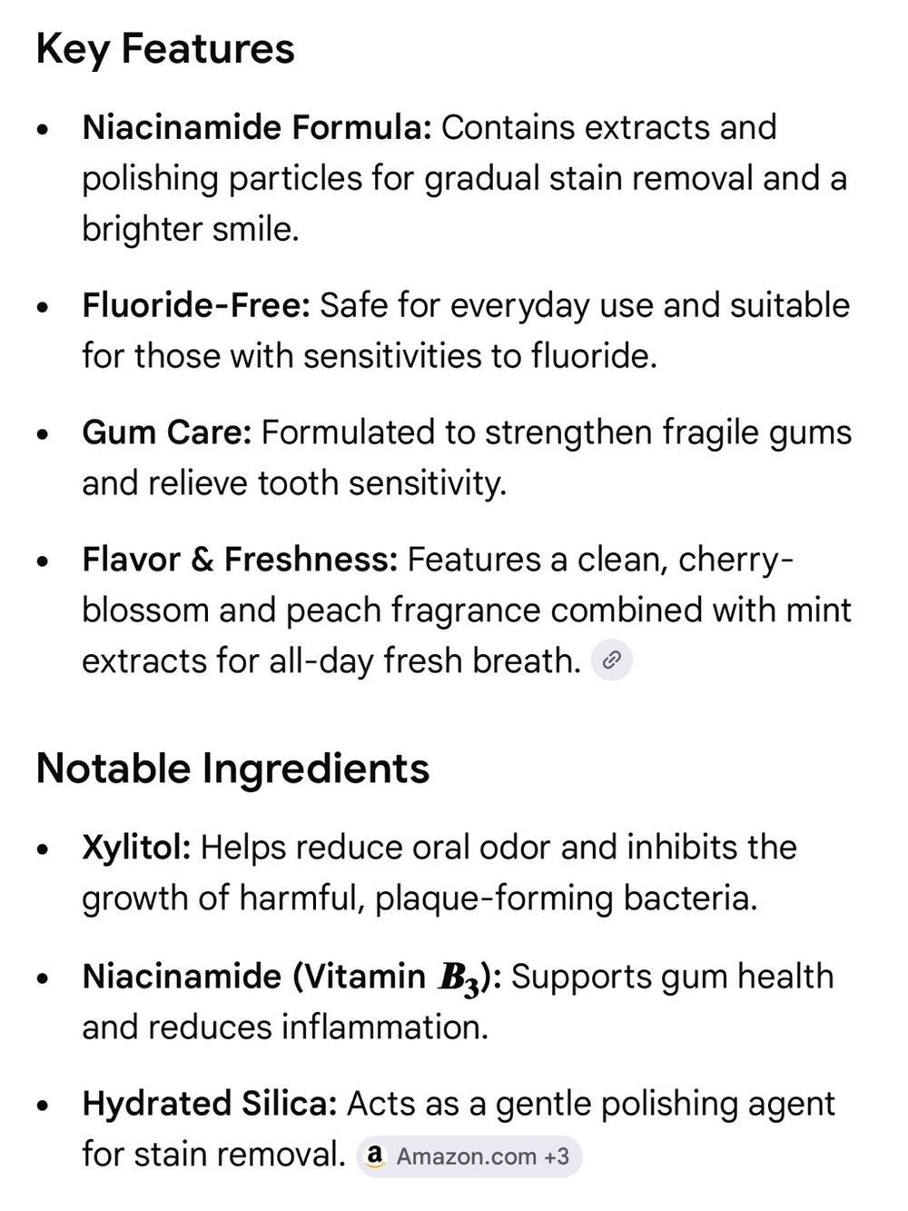 Niacinamide Whitening Toothpaste - Pink/Blue - Picture 6 of 7